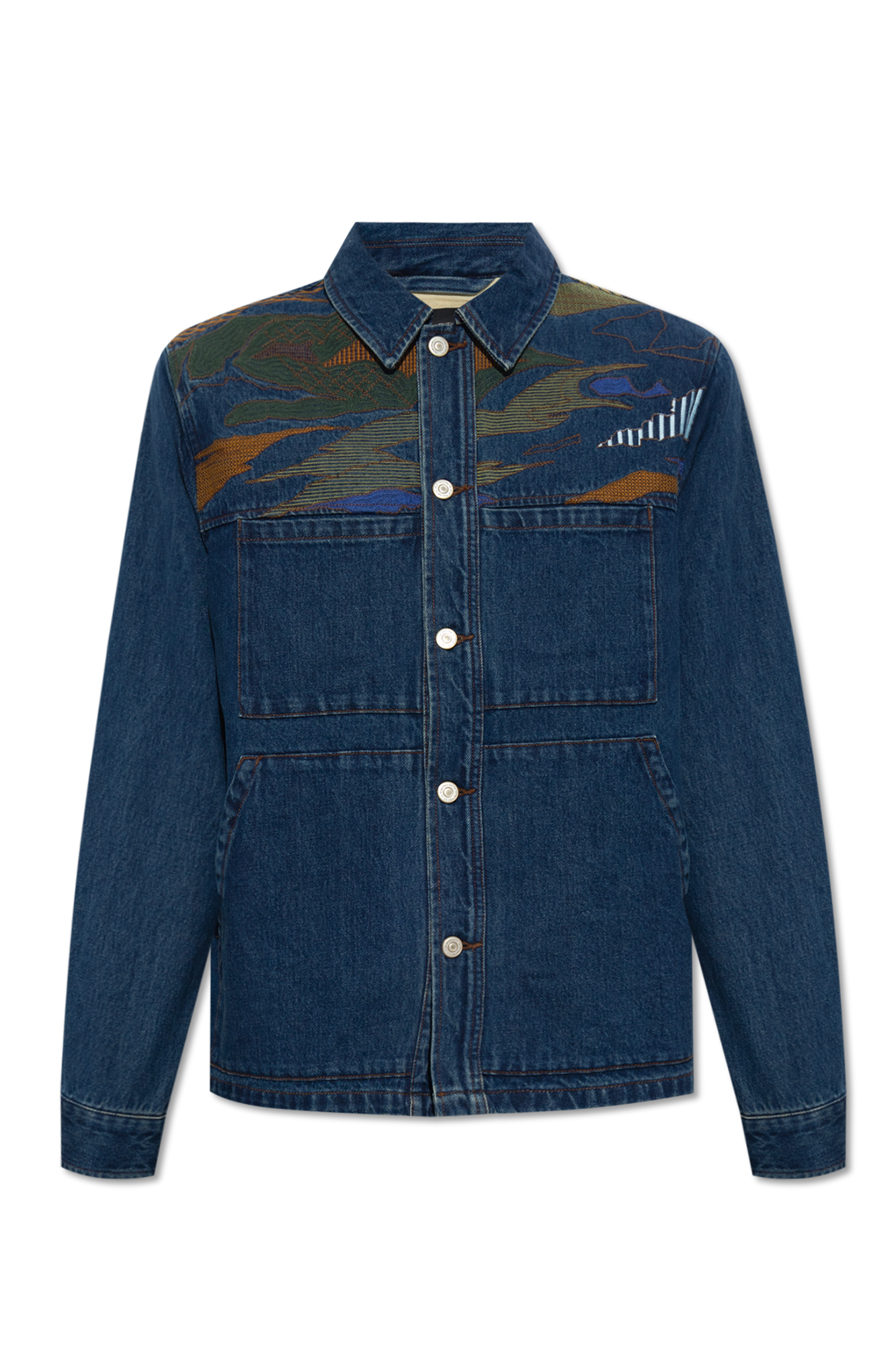 Embroidered denim hot sale jacket australia